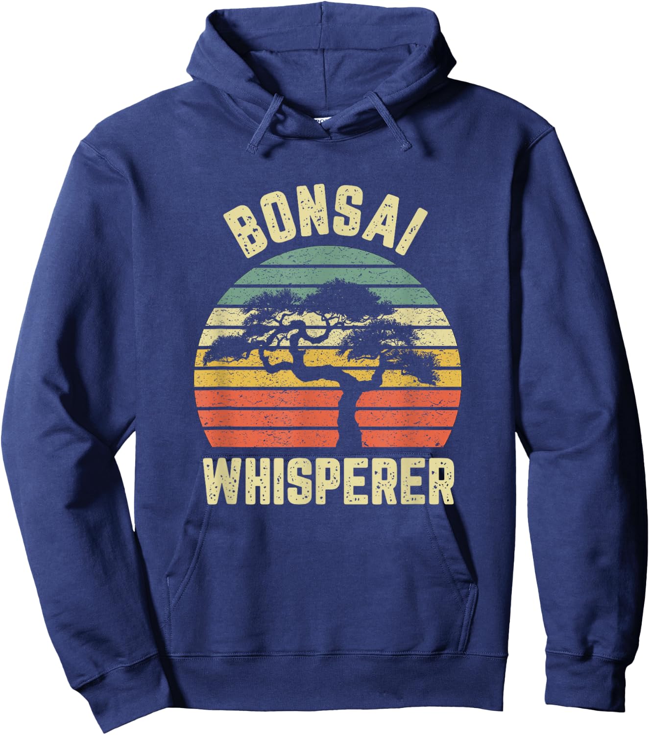 Bonsai Shirt Funny Japanese Bonsai Tree Whisperer Gift Shirt Hoodie - Hoodie | Navy