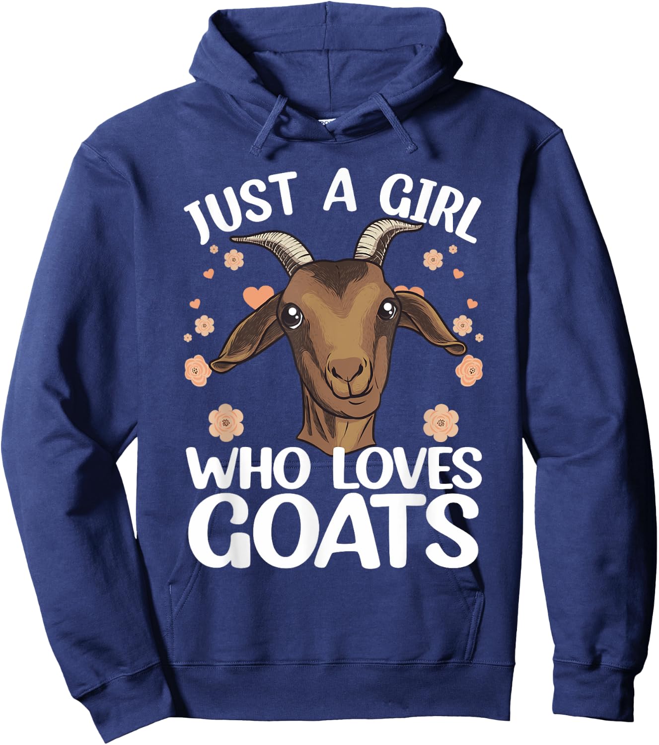 Cool Goat Girls Goat Whisperer Farm Animal Farmer Hoodie - Hoodie | Navy