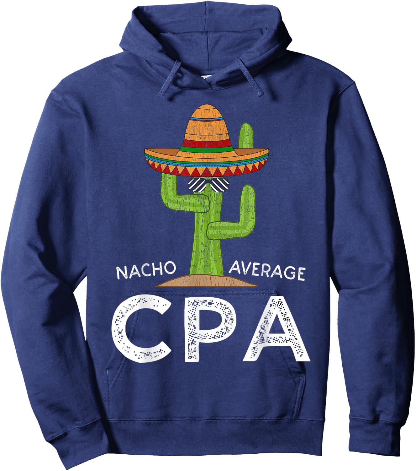 Fun Certified Public Accountant Humor | Funny Saying CPA Hoodie - Hoodie | Navy