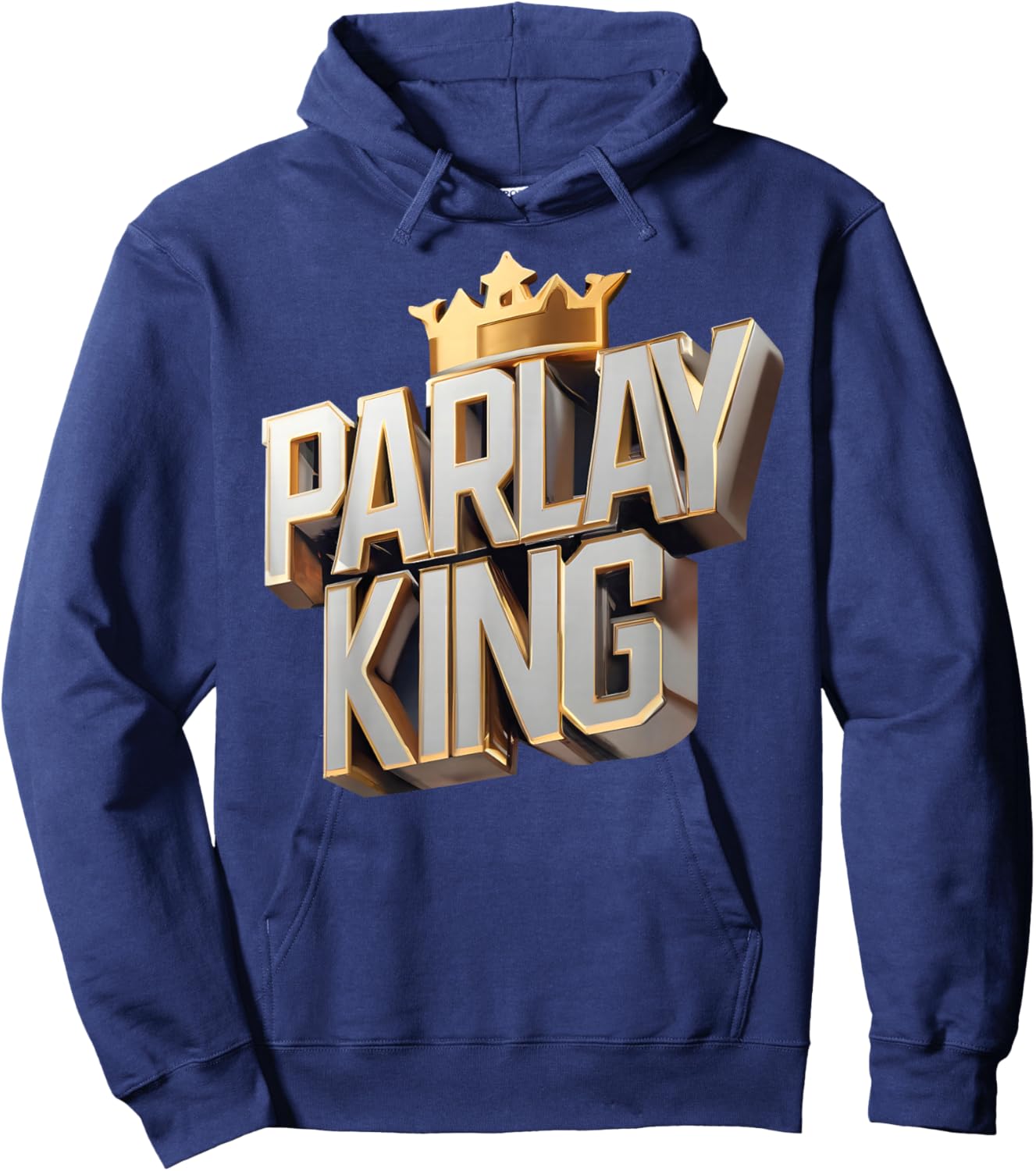 Parlay King Sports Betting Gambling Odds DFS Moneyline Hoodie - Hoodie | Navy