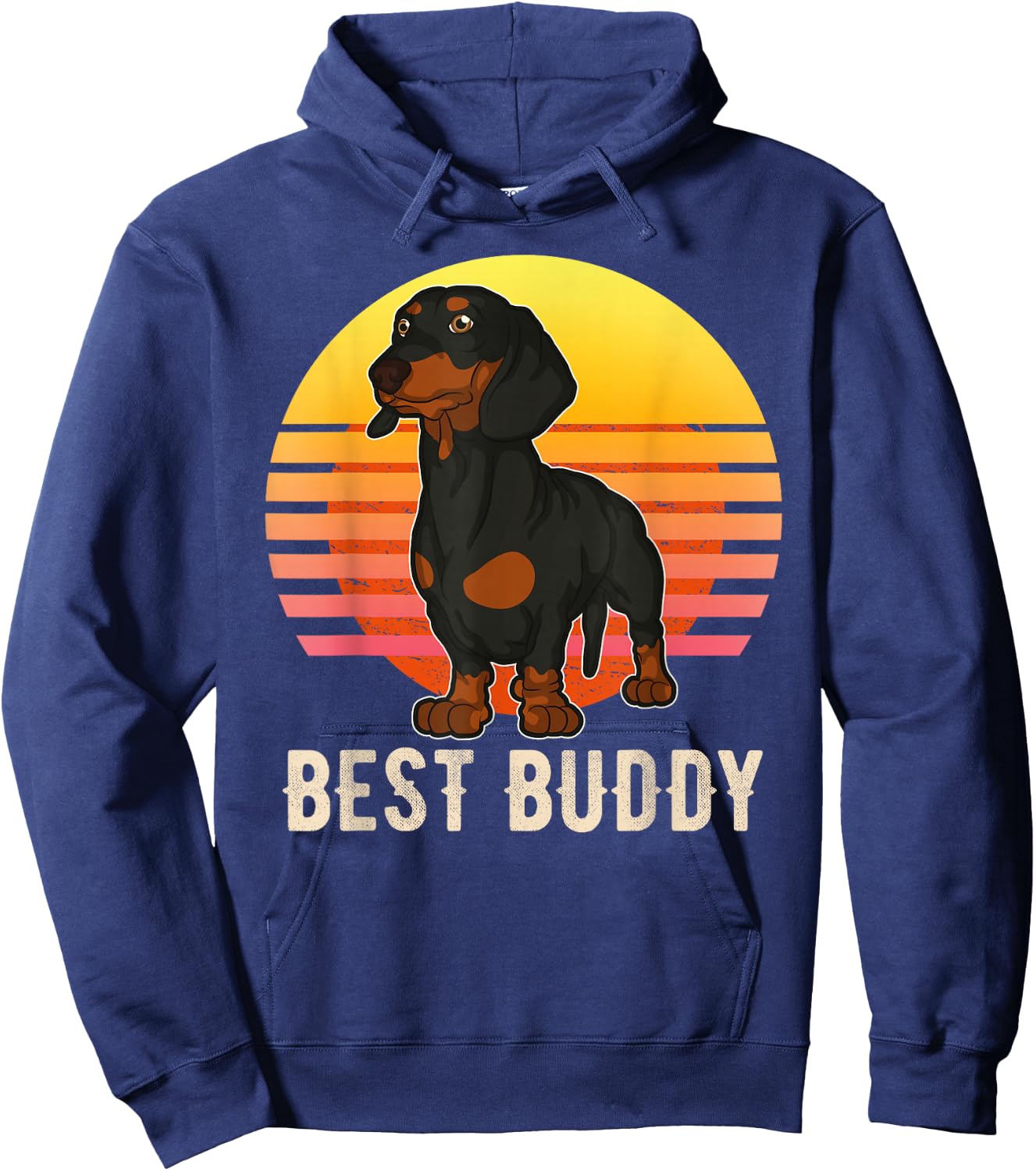 Dachshund Dachshund Teckel Hoodie - Hoodie | Navy