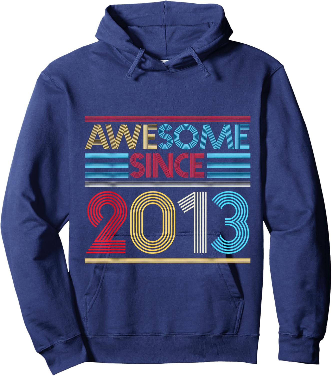 Awesome Since 2013 - 7th Birthday - Great Since 2013 Hoodie - Hoodie | Navy