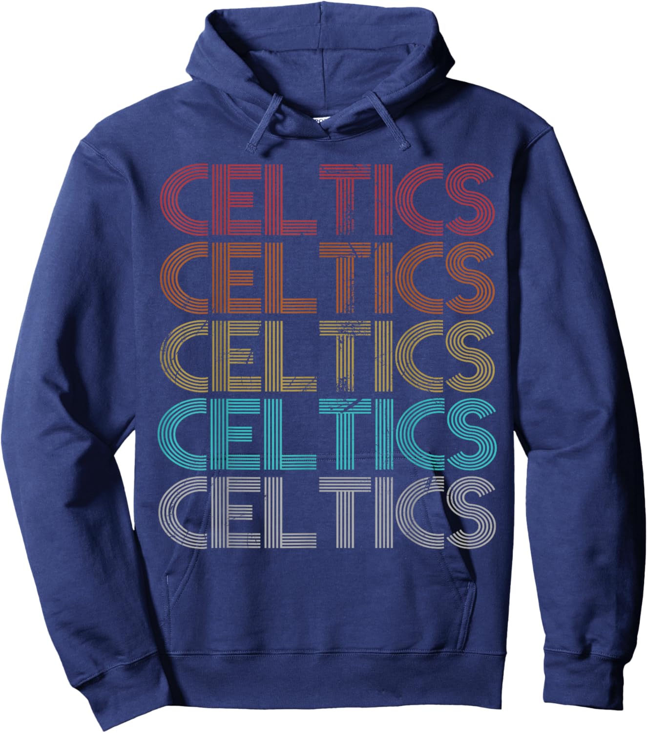 Retro Vintage Celtics Hoodie - Hoodie | Navy