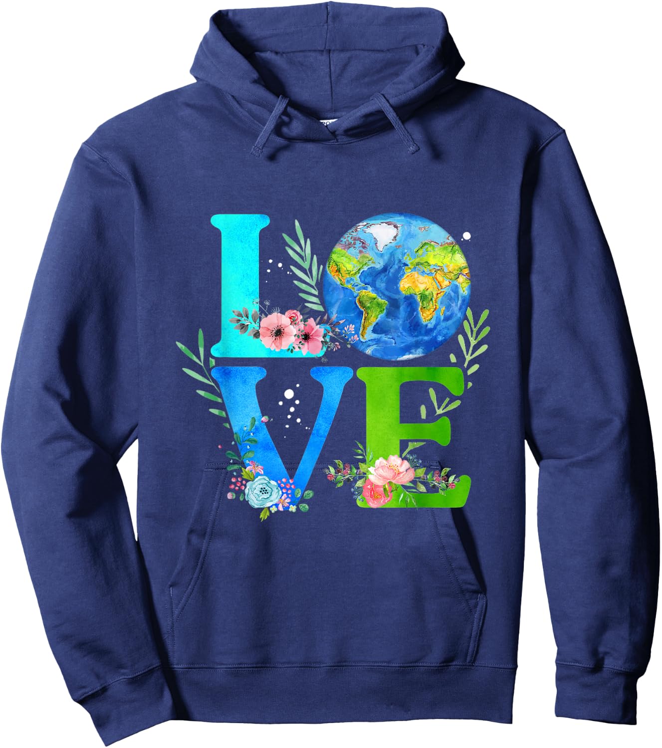 Love World Earth Day 2020 Environmental Hoodie - Hoodie | Navy