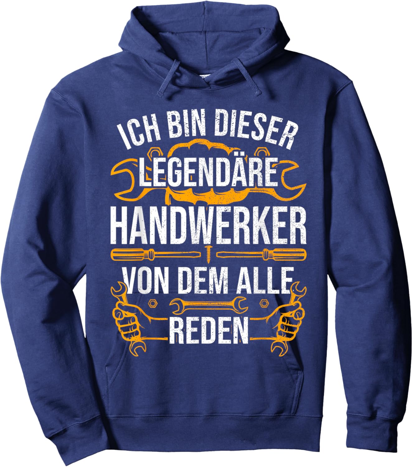 Handwerker | Ich bin dieser legendäre Handwerker Lustig Mann Hoodie - Hoodie | Navy