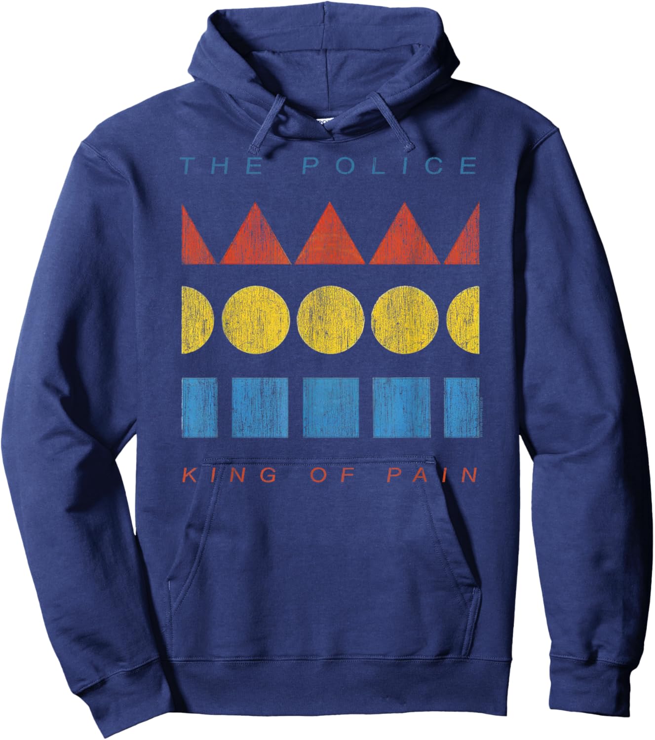 The Police King of Pain Rock Music Band Hoodie - Hoodie | Navy