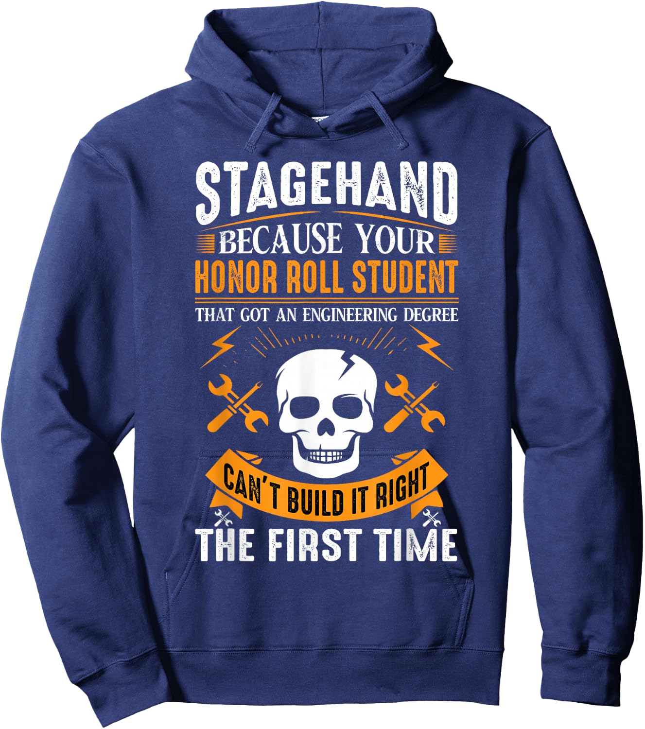Men Women I'm A Stagehand Hoodie - Hoodie | Navy