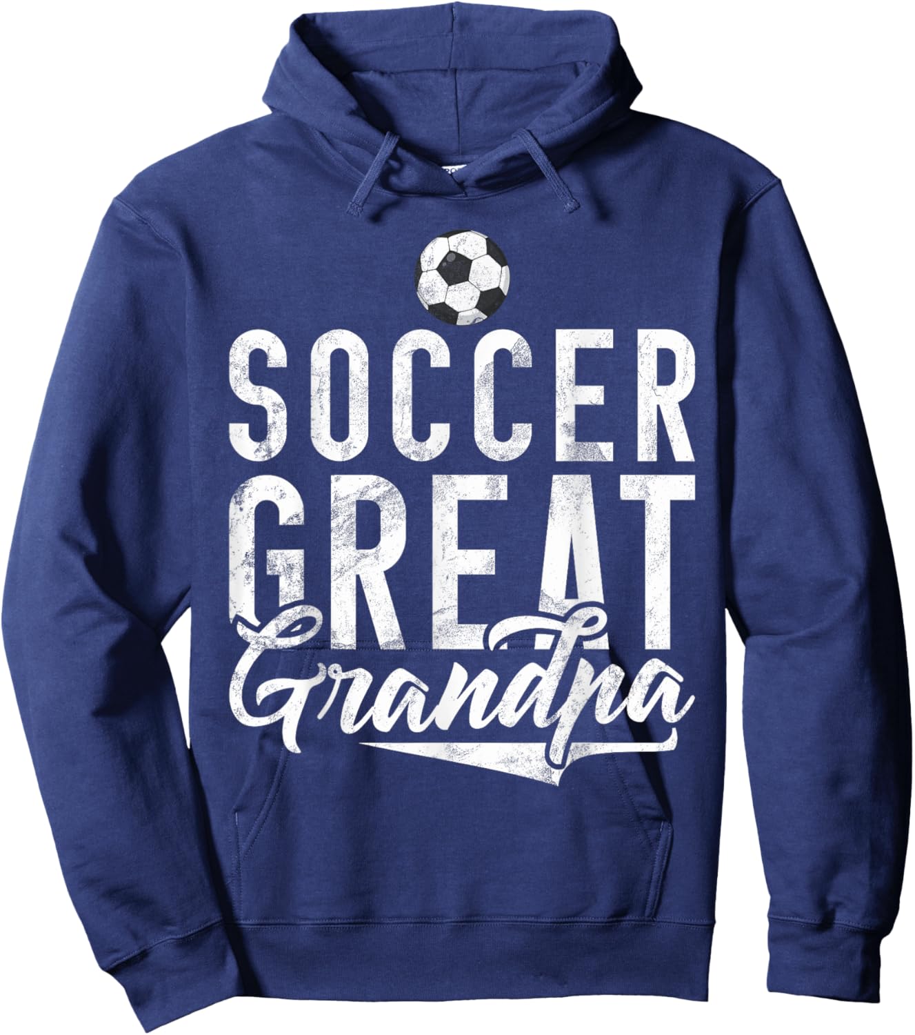 Soccer Great Grandpa Hoodie - Hoodie | Navy