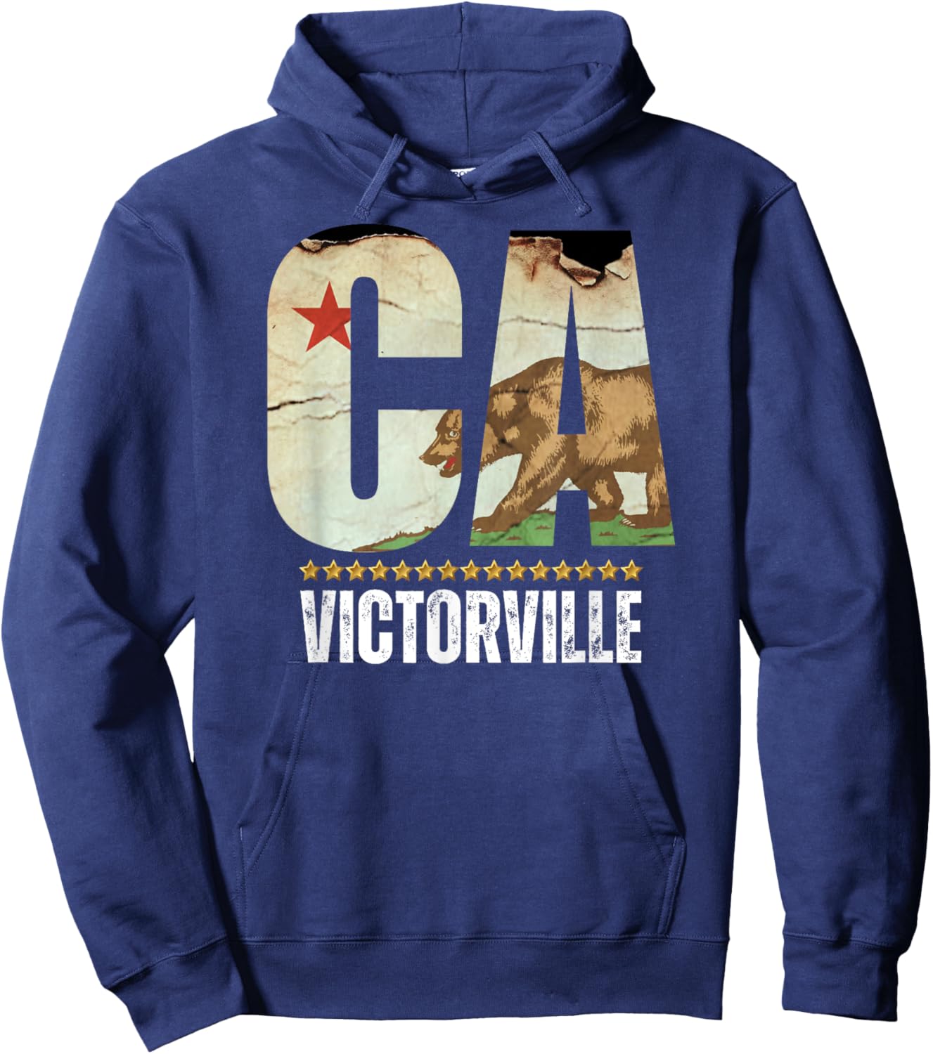Victorville, California CA, Major USA City Hoodie - Hoodie | Navy