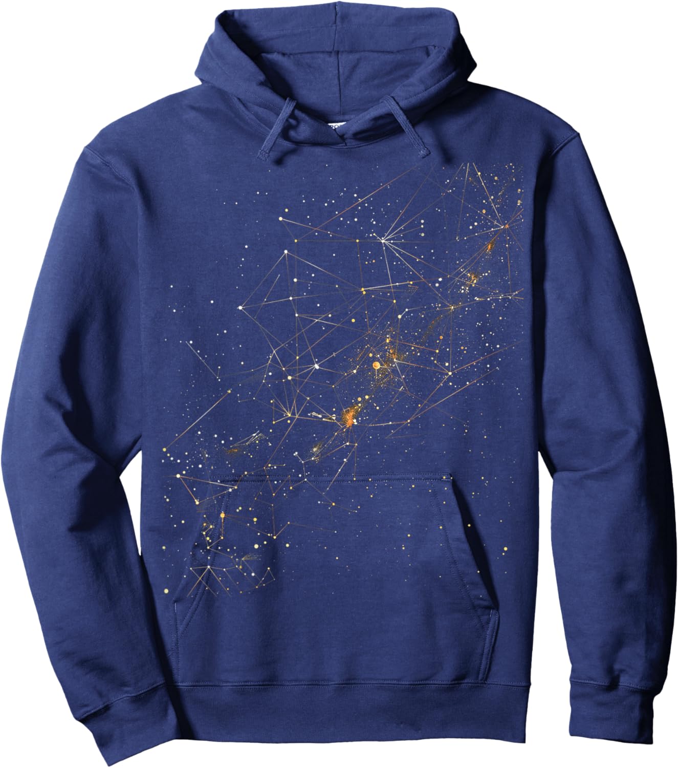 Geometric Constellation Hoodie - Hoodie | Navy