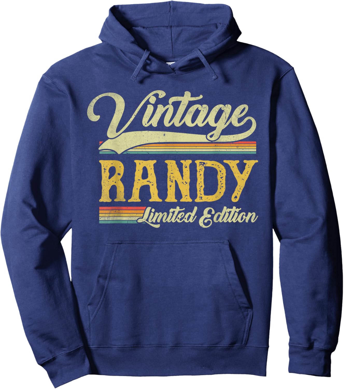 Vintage Randy Name Saying Gifts For Randy Birthday Hoodie - Hoodie | Navy