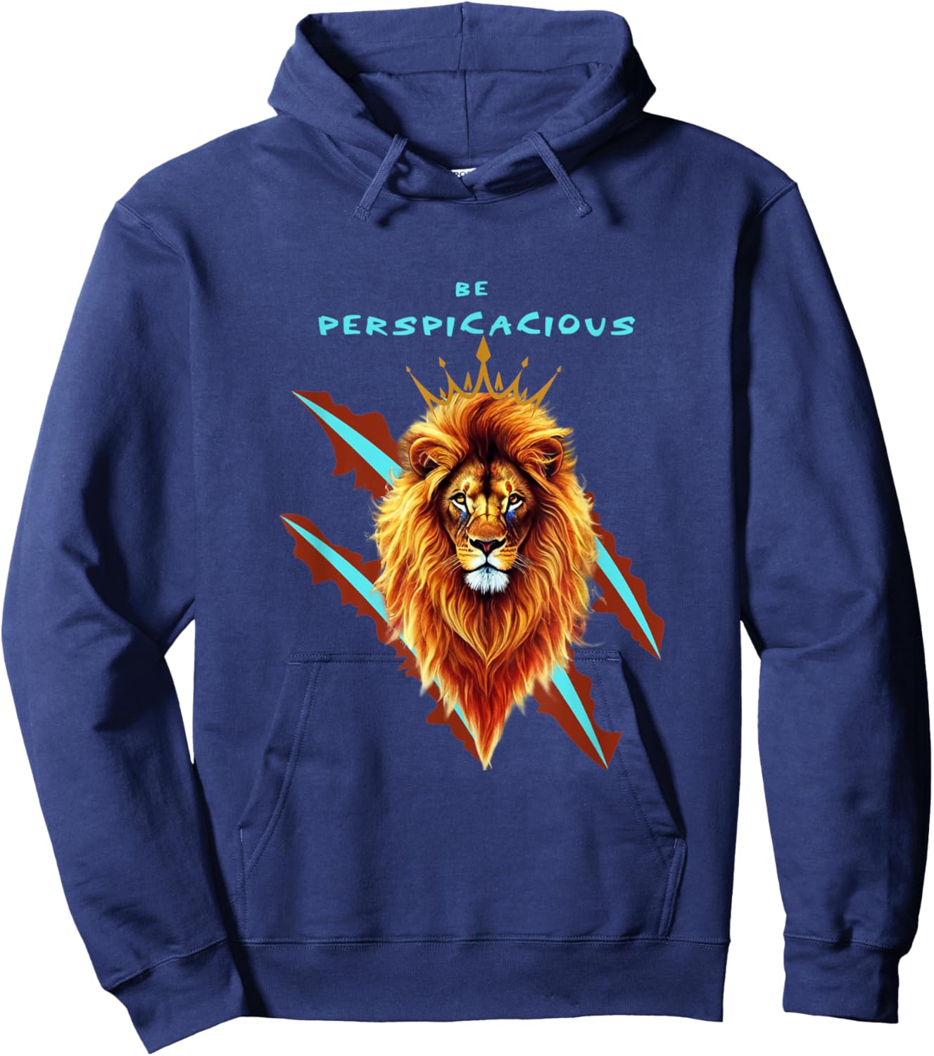Be Perspicacious About Things Around You Modern Hoodie - Hoodie | Navy