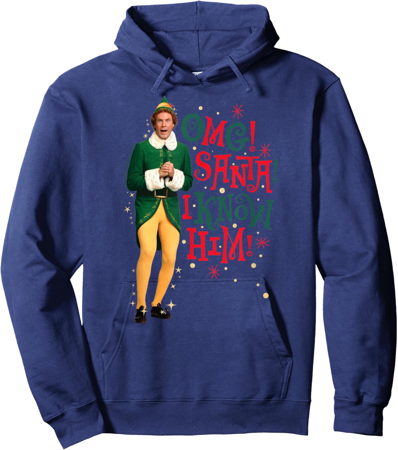Elf - OMG I Know Him Hoodie - Hoodie | Navy