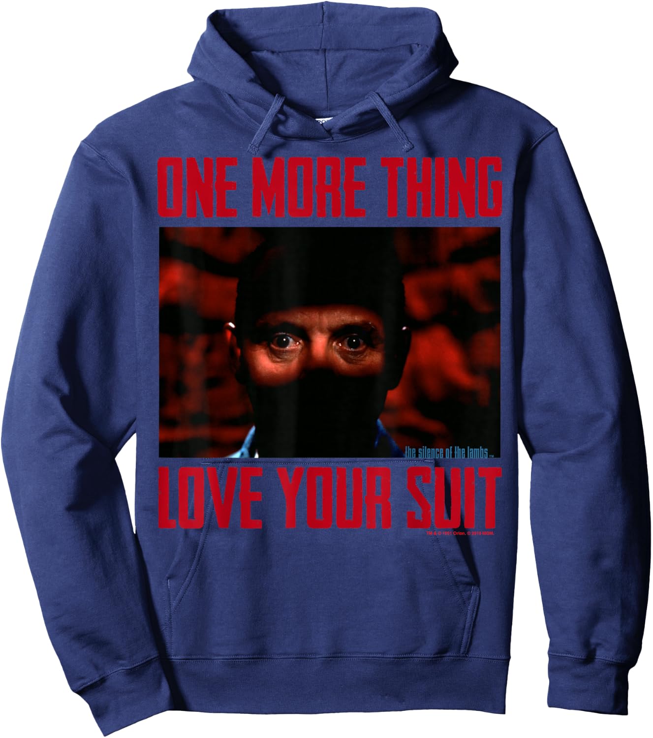 The Silence of The Lambs Hannibal Lecter Love Your Suit Hoodie - Hoodie | Navy