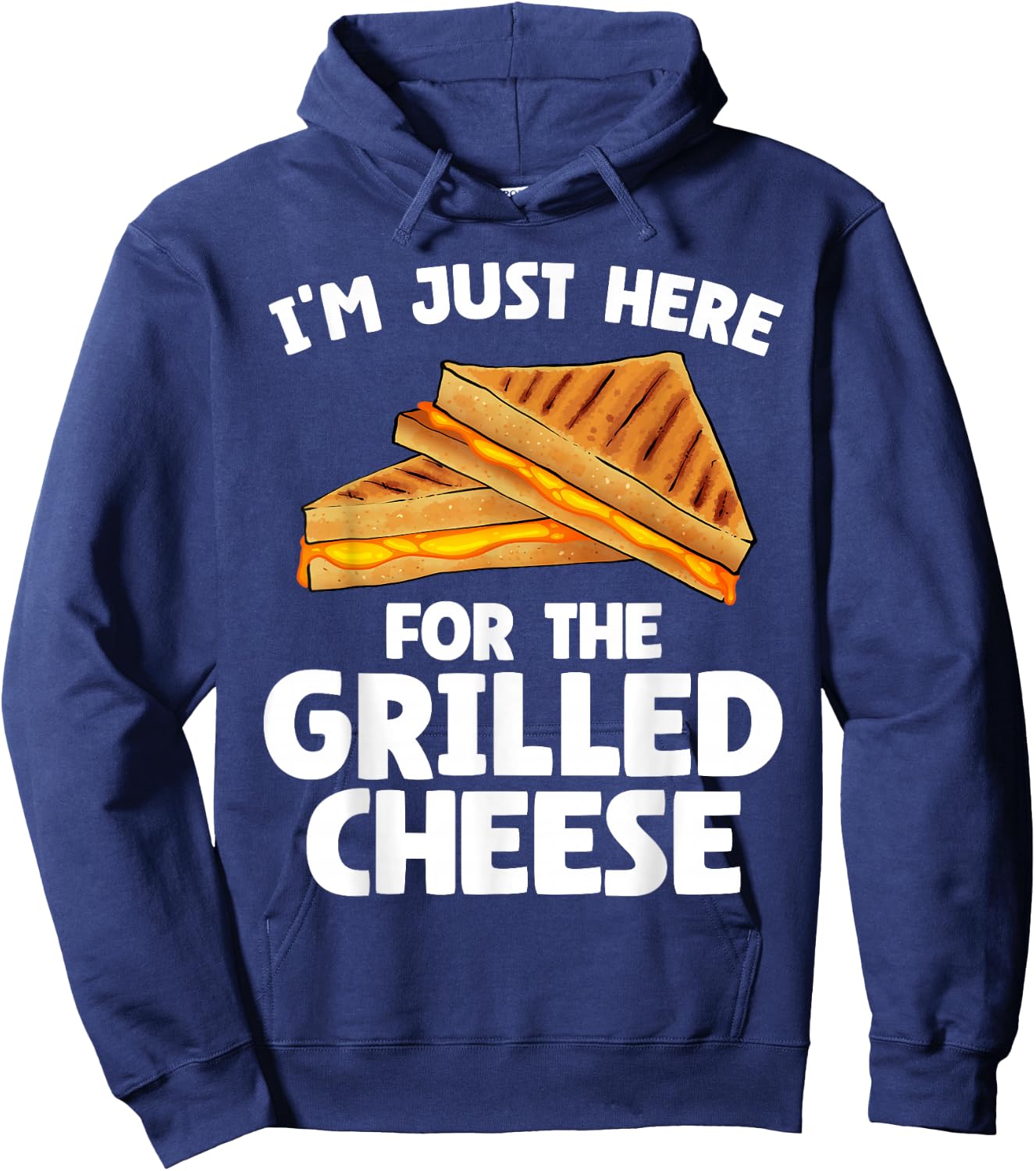 Funny Grilled Cheese Art Women Grilled Cheese Lover Hoodie - Hoodie | Navy