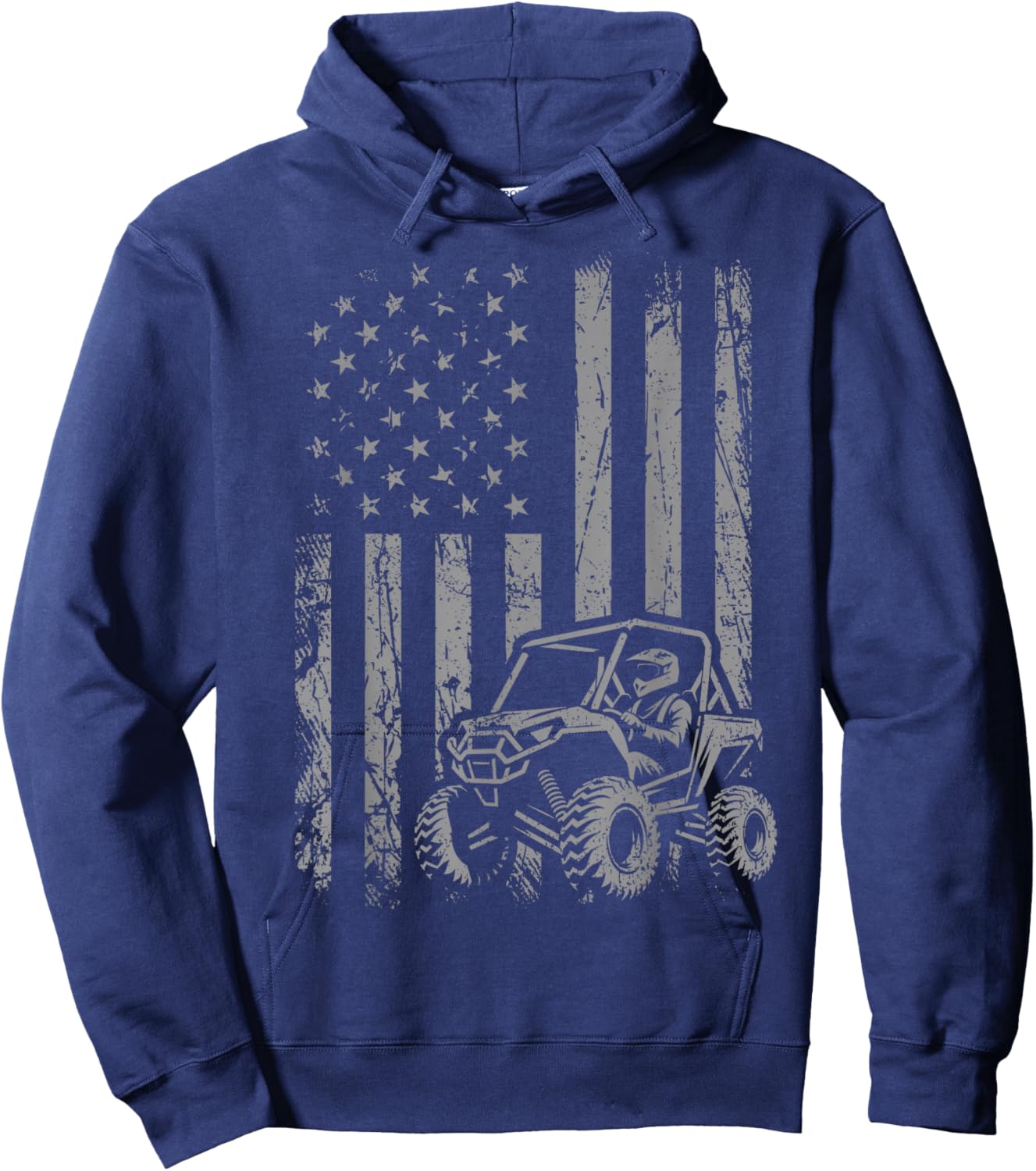 American Flag UTV Side by Side SXS Off Road Hoodie - Hoodie | Navy