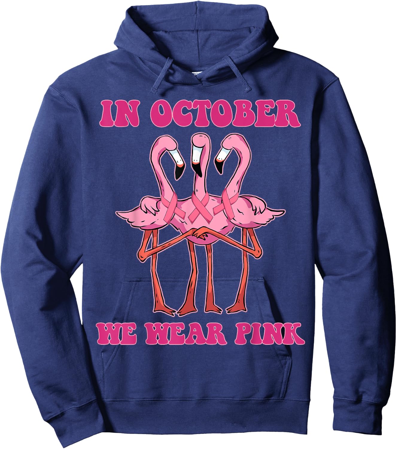 Breast Cancer shirt Women Breast Cancer Awareness Hoodie - Hoodie | Navy