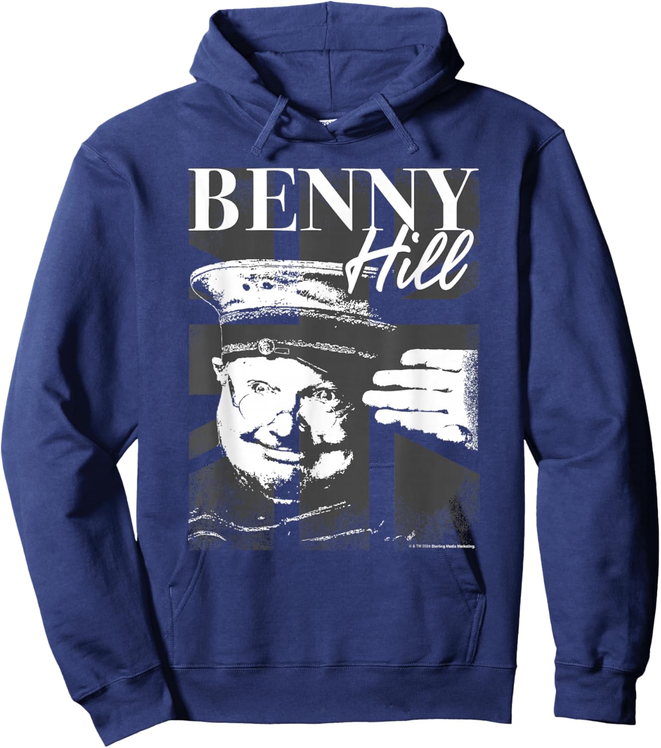 Comedian Sailors Hat Salute Britain Hoodie - Hoodie | Navy