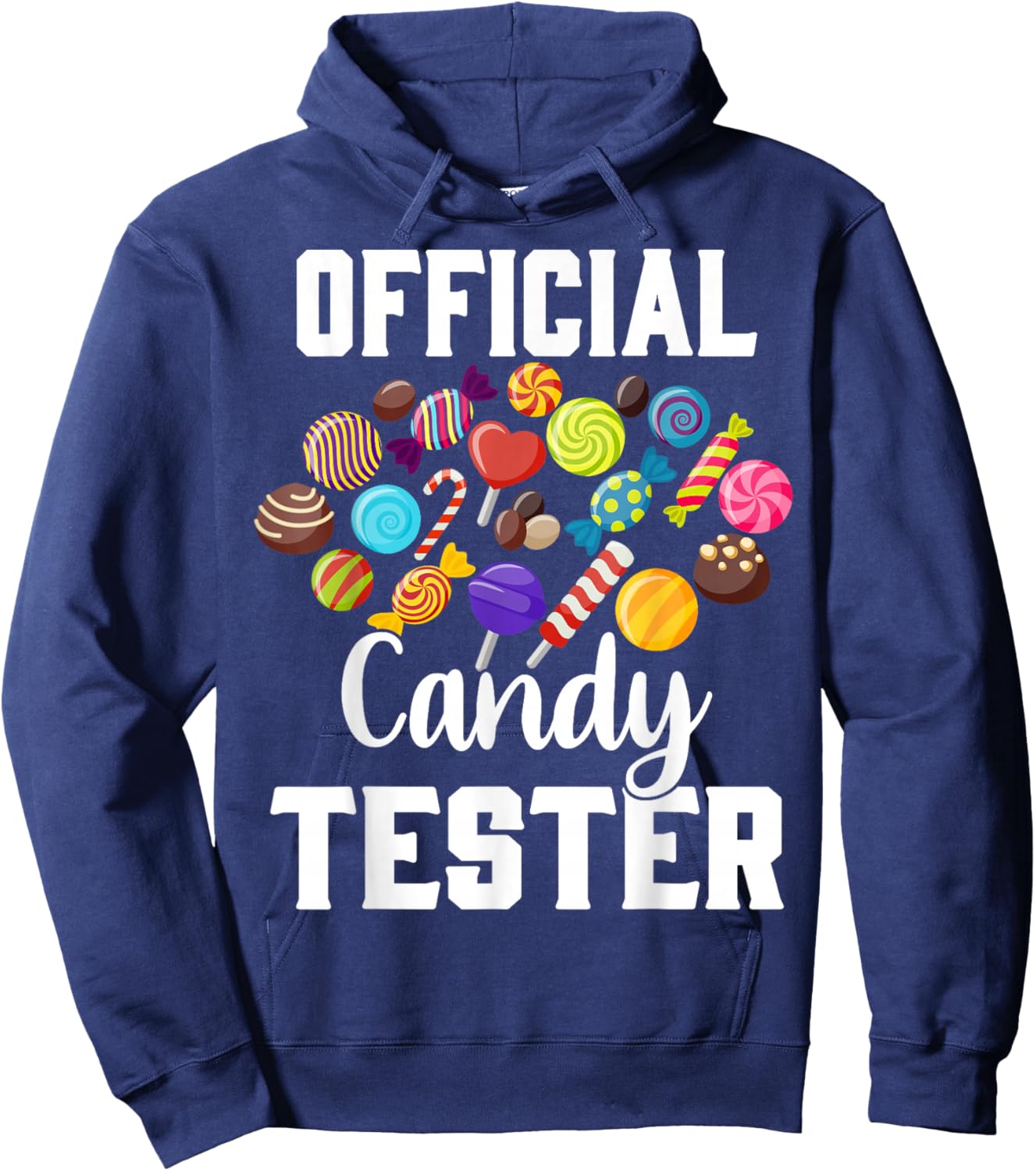Official Candy Tester Halloween Costume Boys Girls Kids Hoodie - Hoodie | Navy