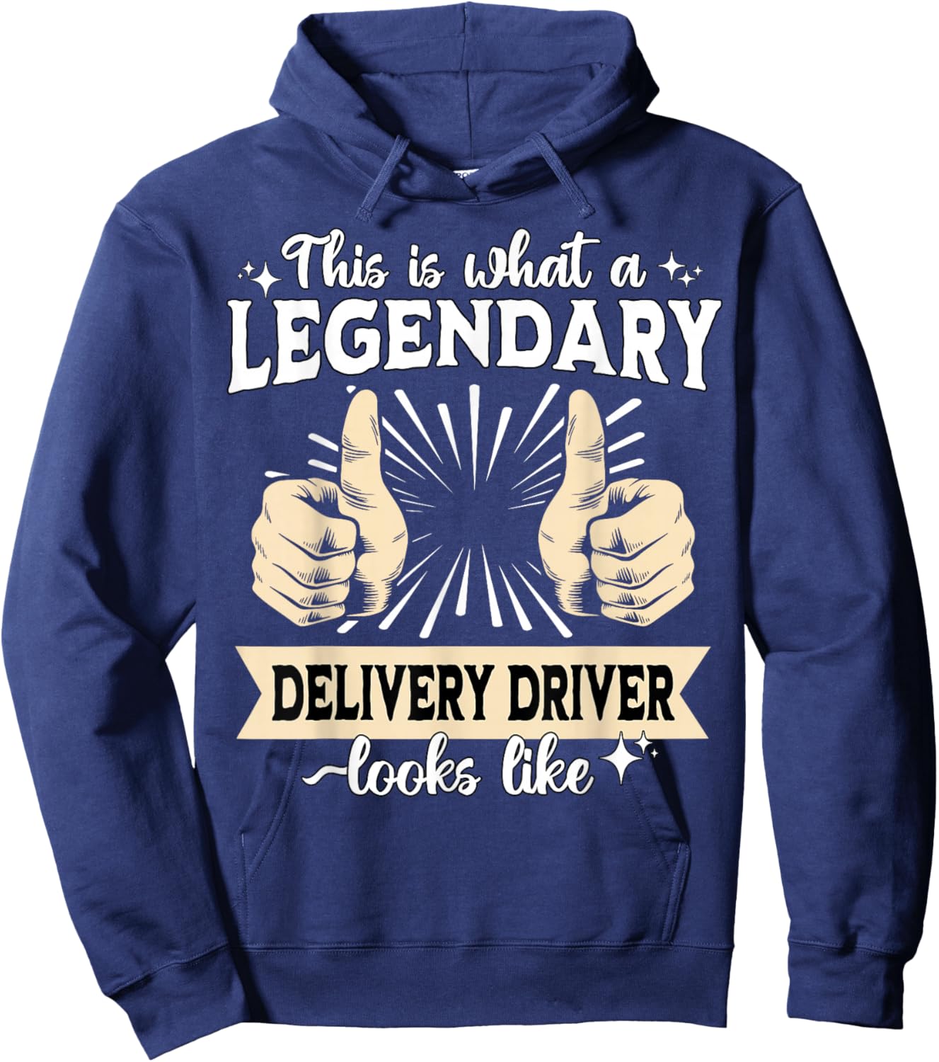 Legendary Delivery Driver Hoodie - Hoodie | Navy