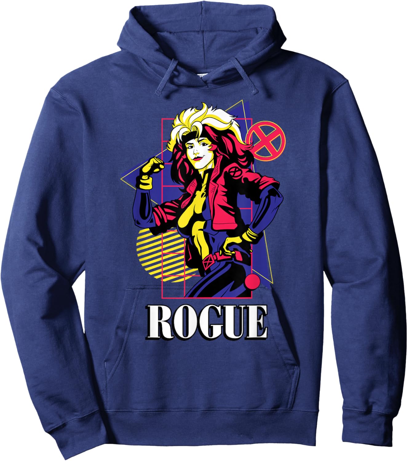 Marvel Super Heroes Valentine X-Men Couples Matching Rogue Hoodie - Hoodie | Navy