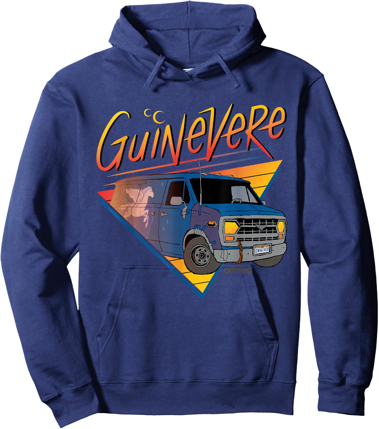 Disney Pixar Onward Van Guinevere Hoodie - Hoodie | Navy