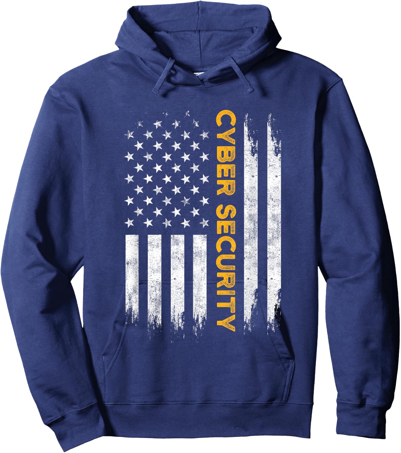 Cybersecurity IT Analyst US Art Certified Tech Security DA1 Hoodie - Hoodie | Navy