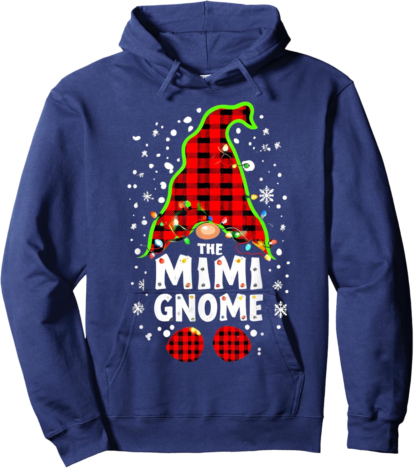 The Mimi Gnome Matching Family Christmas Outfit Group Xmas Hoodie - Hoodie | Navy