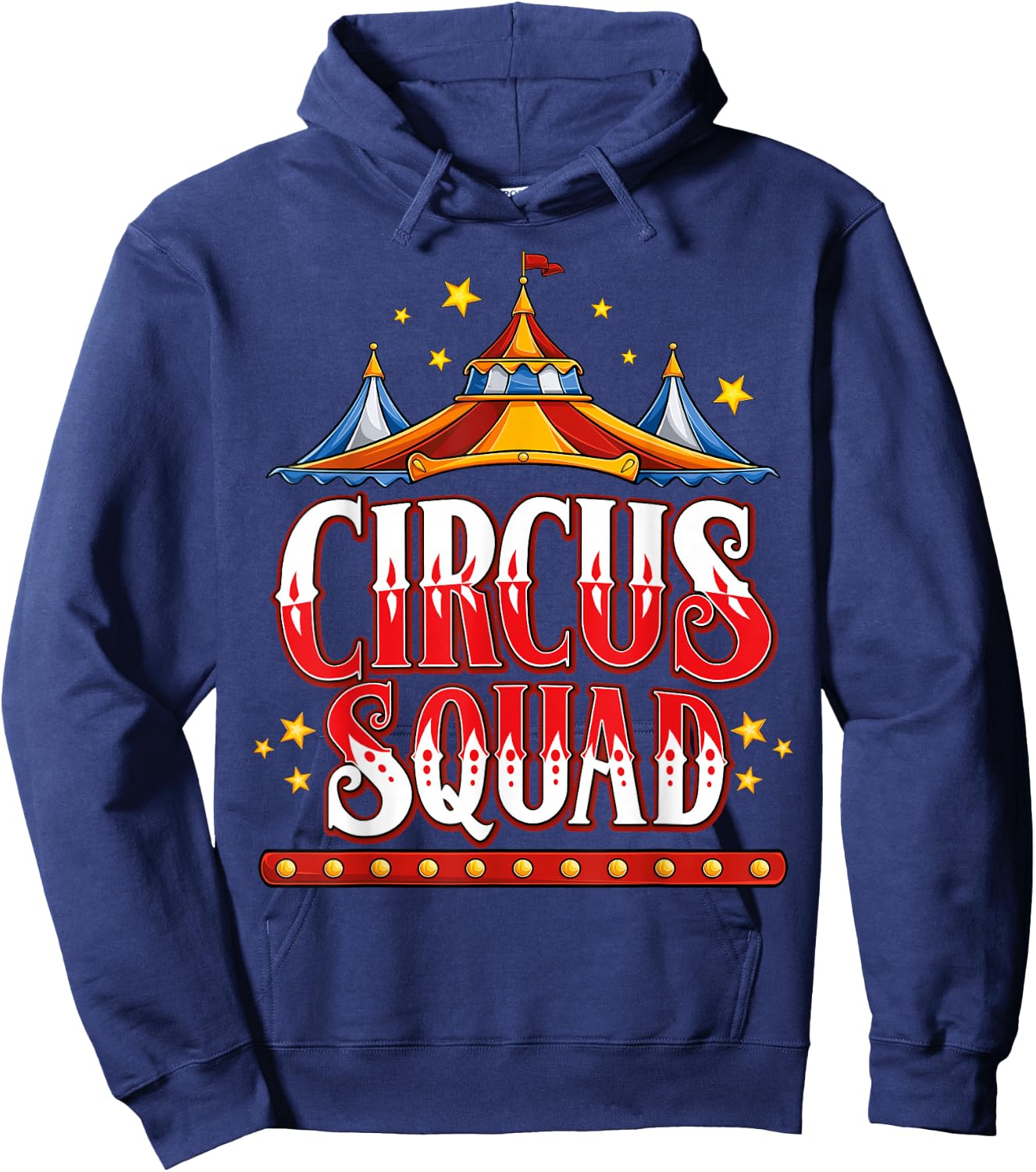 Circus Squad Event Carnival Staff Birthday Party Theme Show Hoodie - Hoodie | Navy