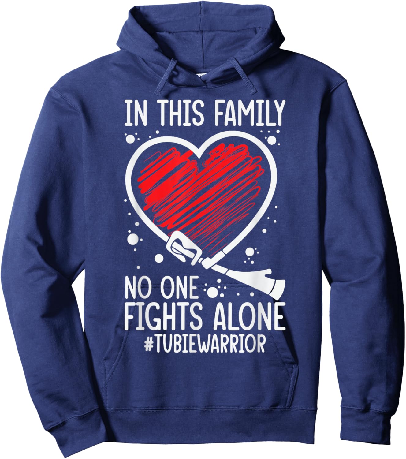 Feeding Tube Awareness Accessories for Babies G Tube Hoodie - Hoodie | Navy