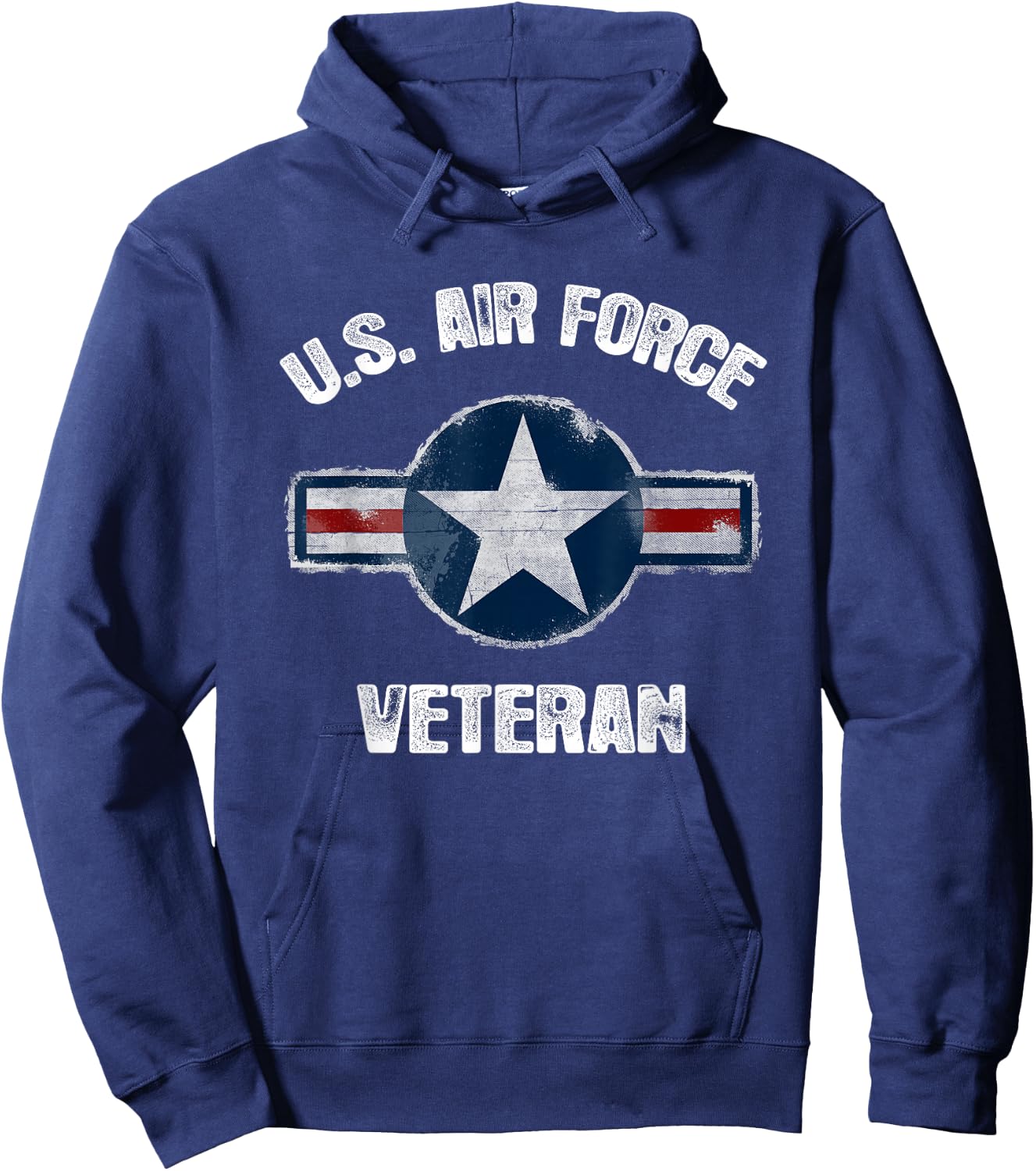 Vintage US Air Force Veteran - Vintage USAF Veteran Hoodie - Hoodie | Navy