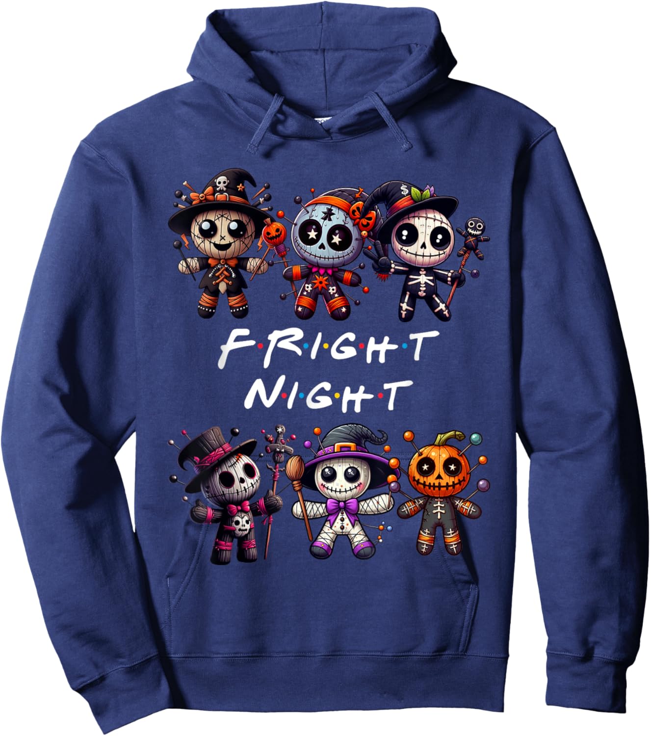 Halloween Costume for Kids FRIGHT NIGHT Funny Children Hoodie - Hoodie | Navy