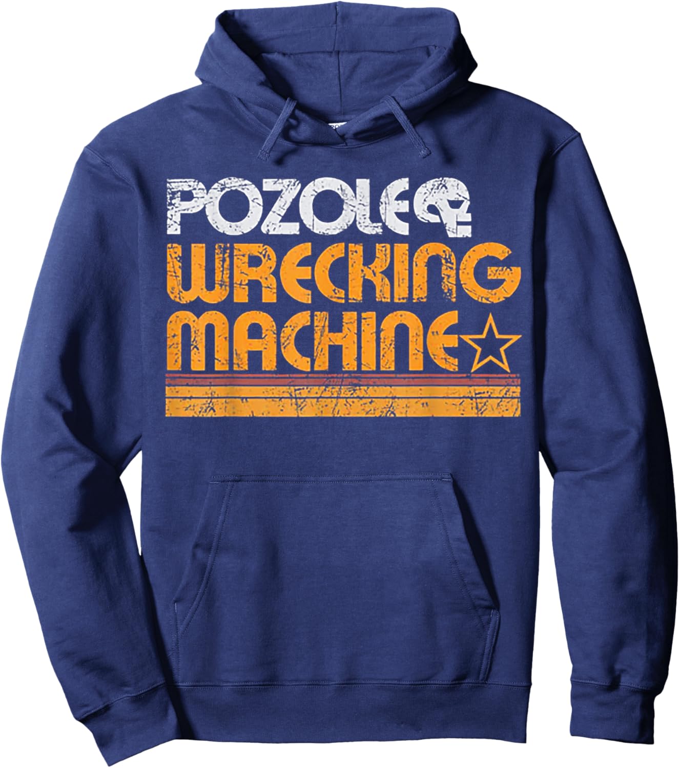Pozole Wrecking Machine Hoodie - Hoodie | Navy