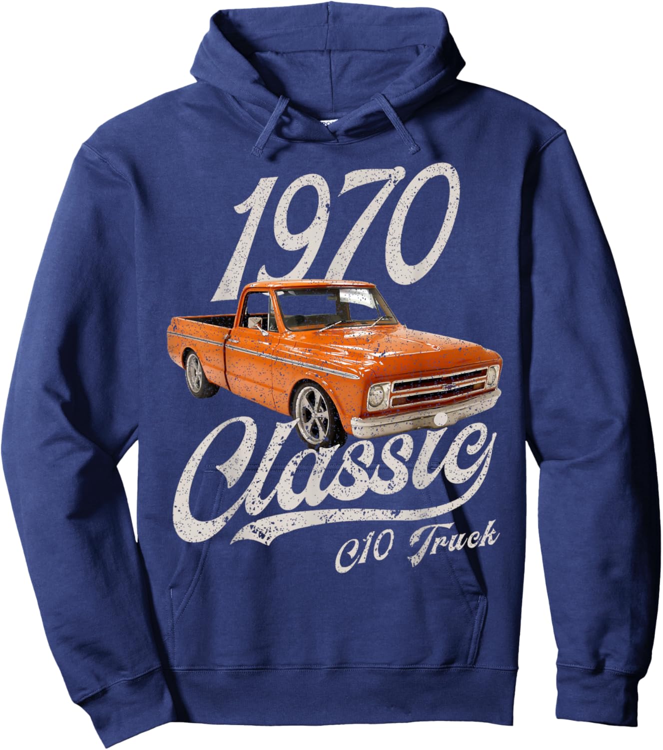 1970 70 C10 Truck Hoodie - Hoodie | Navy