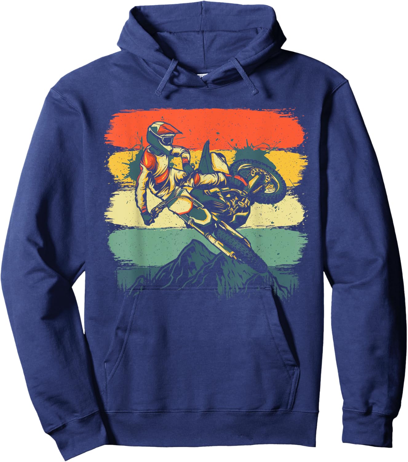 Funny Dirt Bike Women Kids Dirtbike Motorbike Lovers Hoodie - Hoodie | Navy