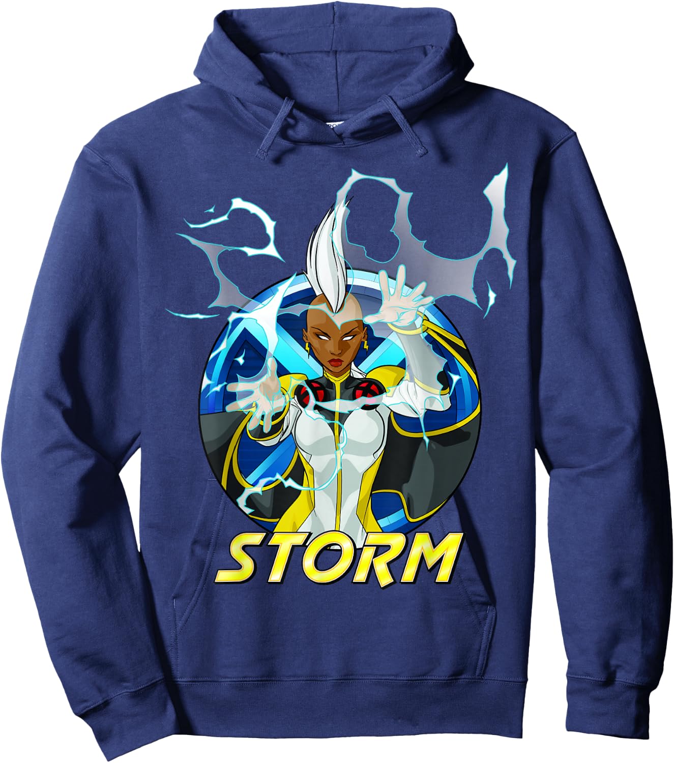 Marvel X-Men Storm Action Portrait Hoodie - Hoodie | Navy