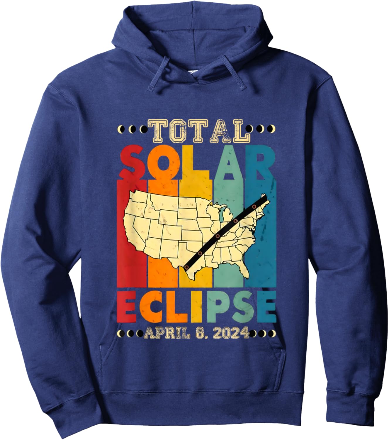 Love eclipse Women Shirt eclipse Lovers for kids girls men Hoodie - Hoodie | Navy