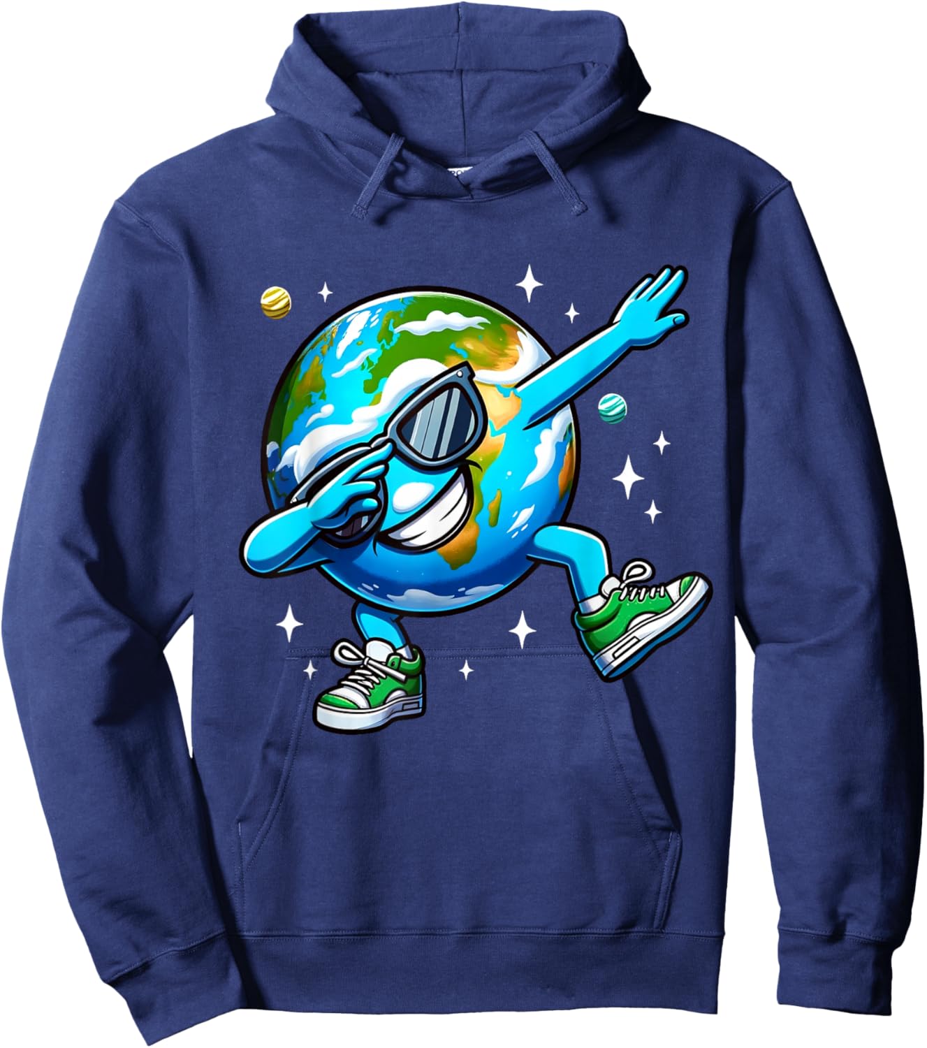 Funny Earth Dab - Earth Day 2024 Kids Boys Dabbing Dance Hoodie - Hoodie | Navy
