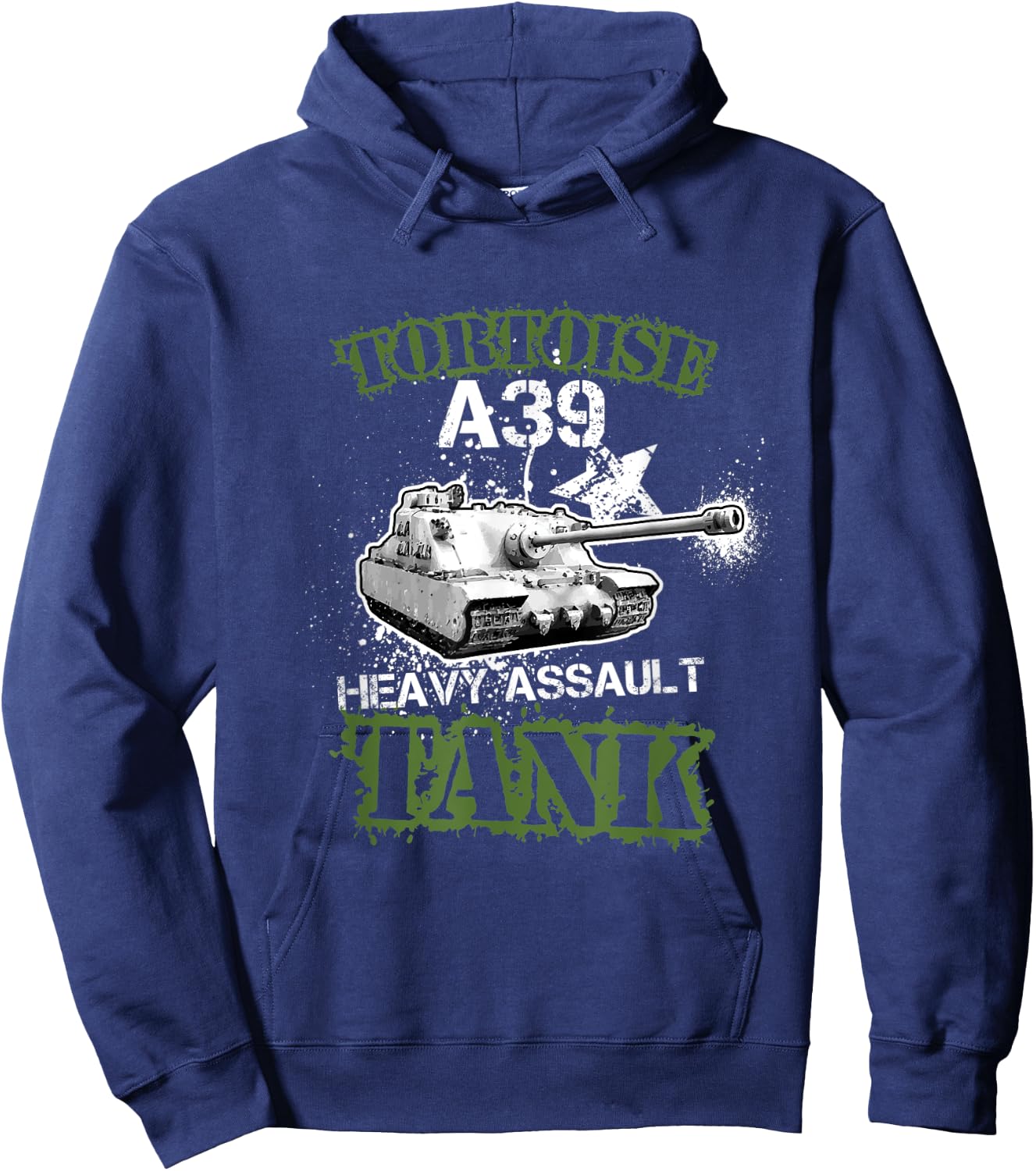 A39 Tortoise Gift WW2 Infantry IV British Army Hoodie - Hoodie | Navy