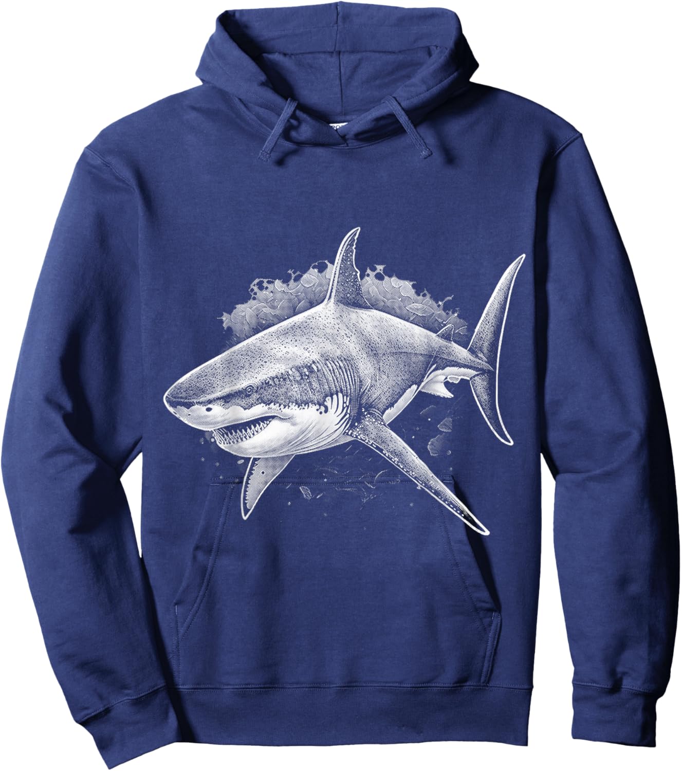 Shark Beach Lover Ocean Animal Graphic Novelty Hoodie - Hoodie | Navy