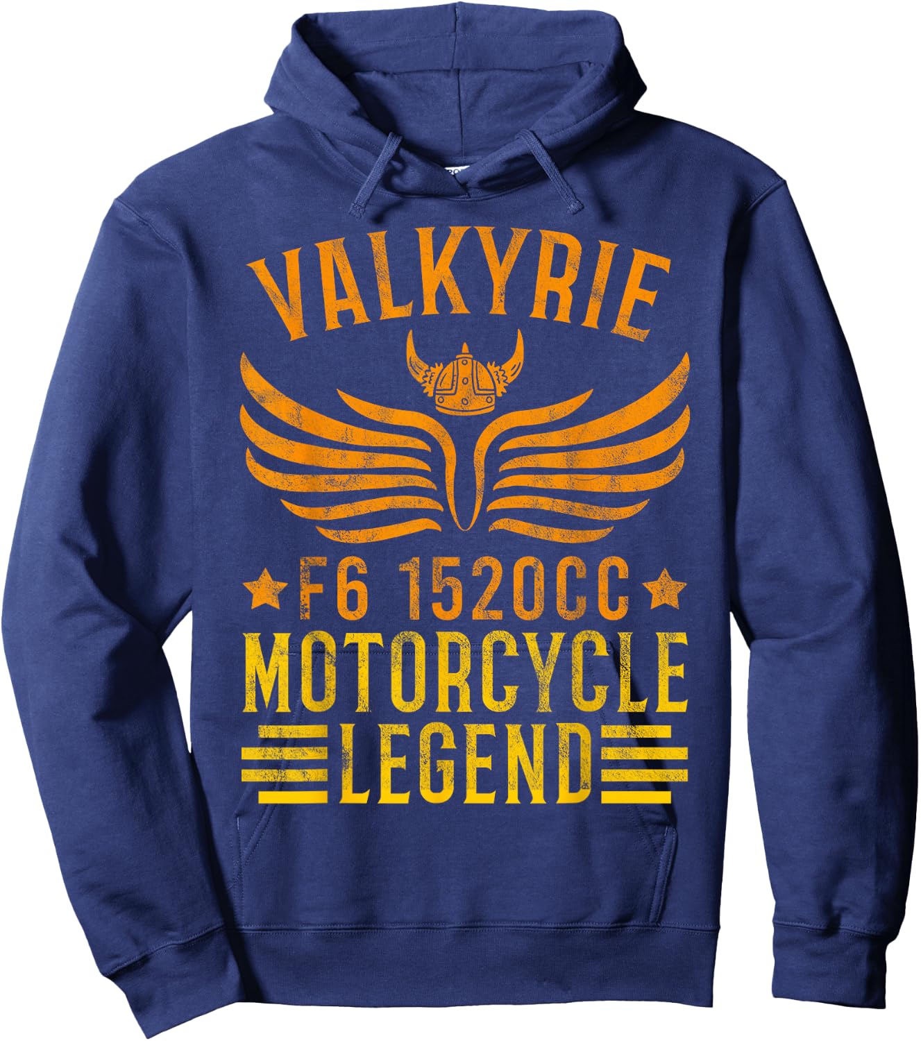 Valkyrie F6 1520cc Motorcycle Legend for an Biker Hoodie - Hoodie | Navy