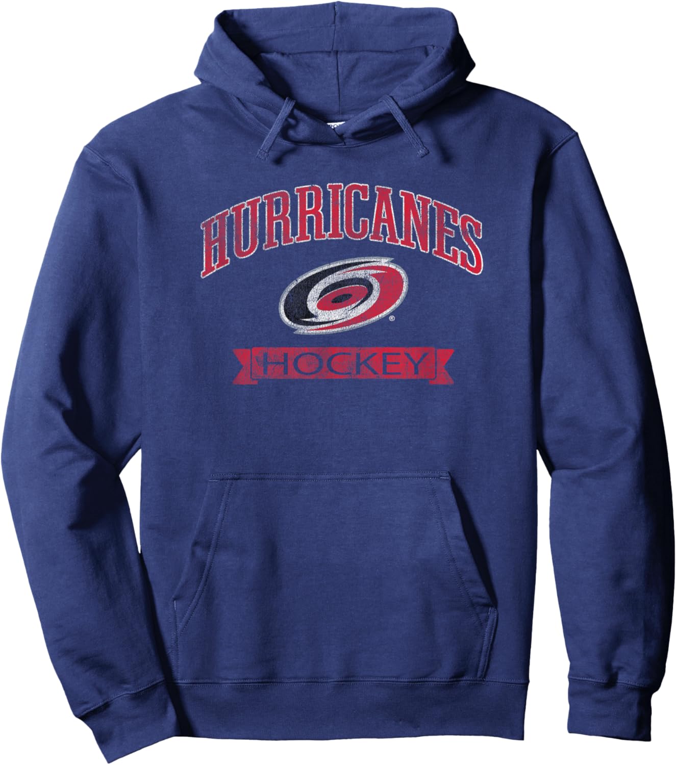 Carolina Hurricanes Vintage Hockey Officially Licensed Hoodie - Hoodie | Navy