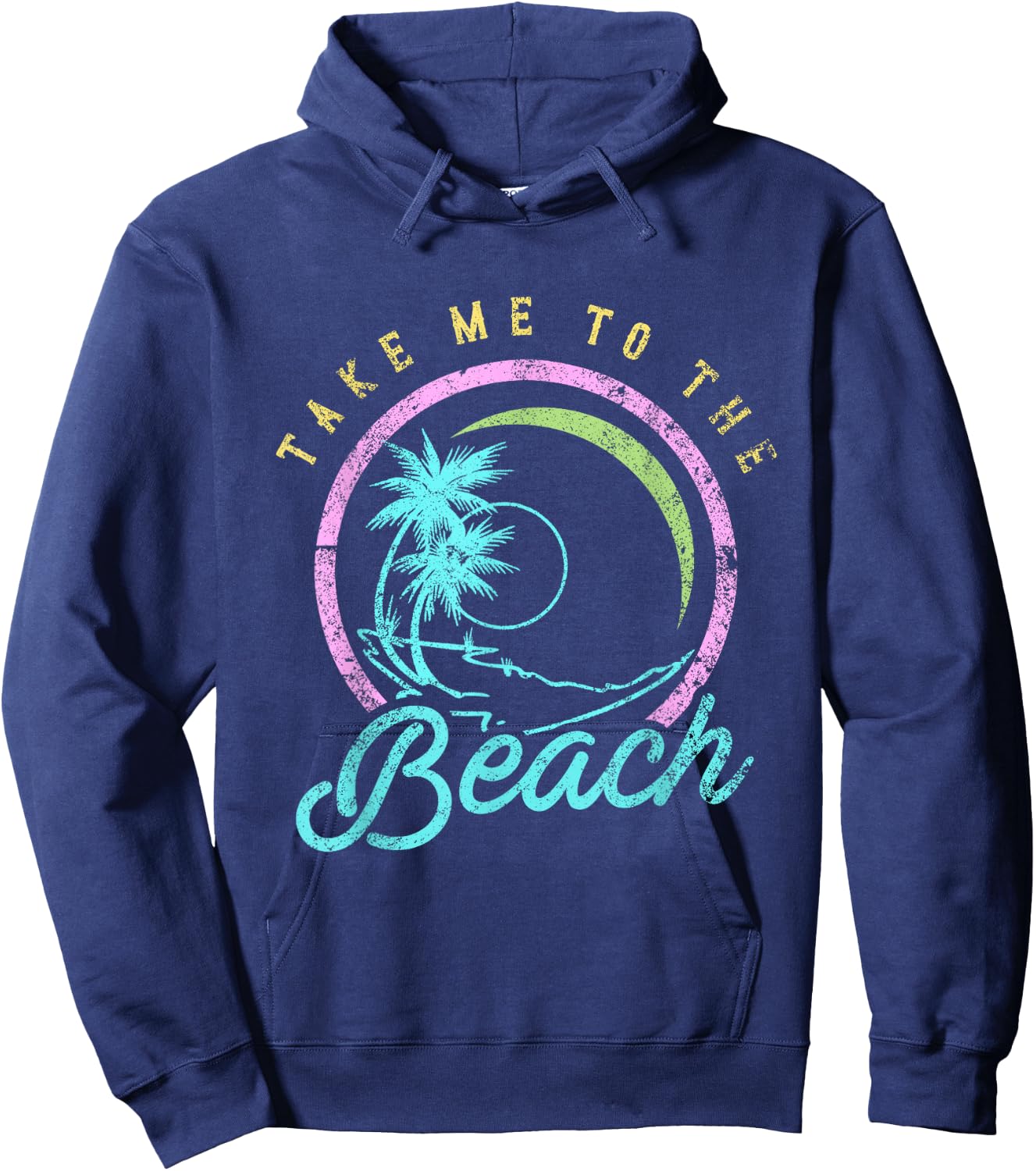 Take me to The Beach Shirt Women Men Girls Beach Lover Shirt Hoodie - Hoodie | Navy