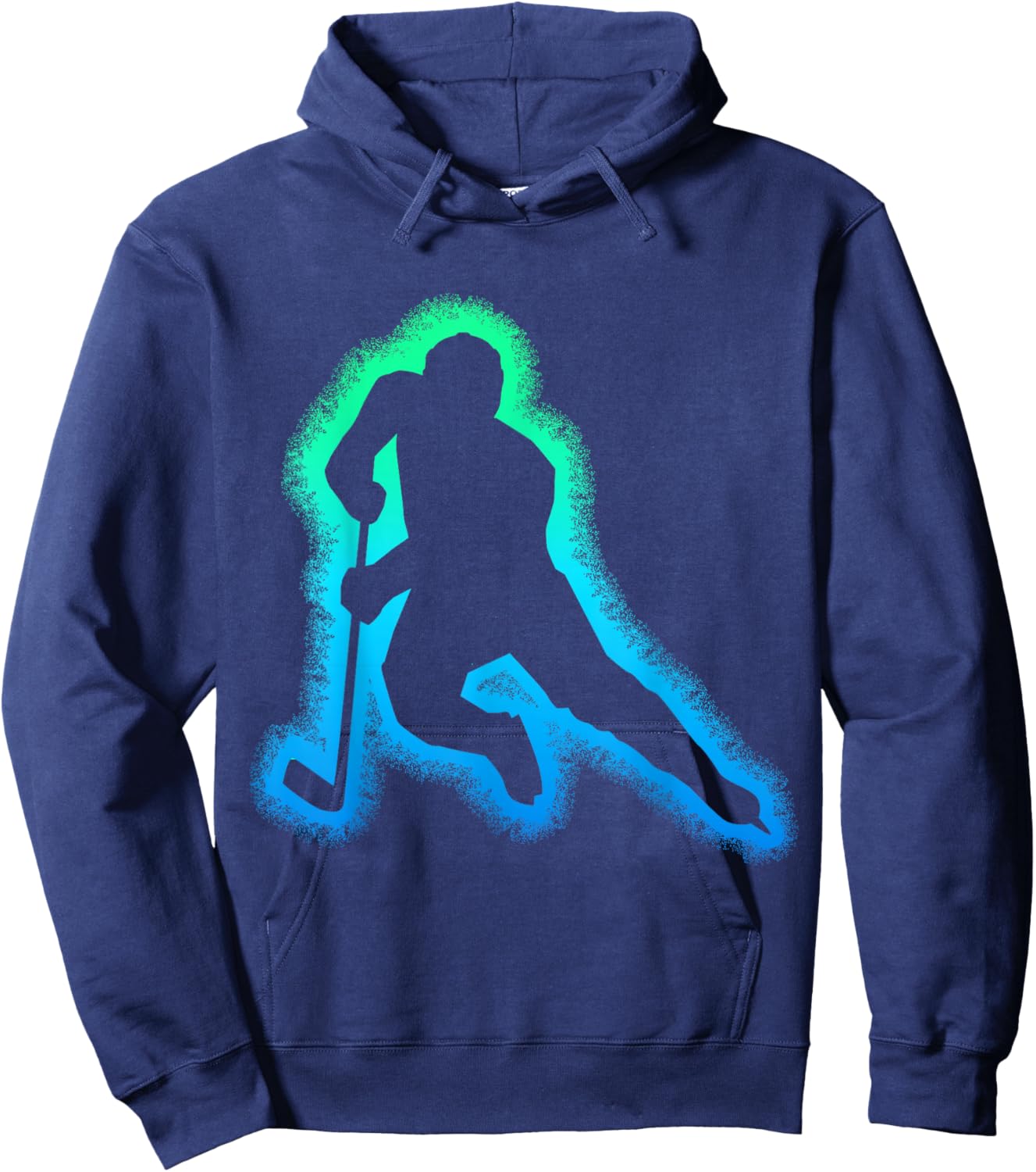 Hockey Ice Hockey Boys Kids Youth , Small, Black Hoodie - Hoodie | Navy