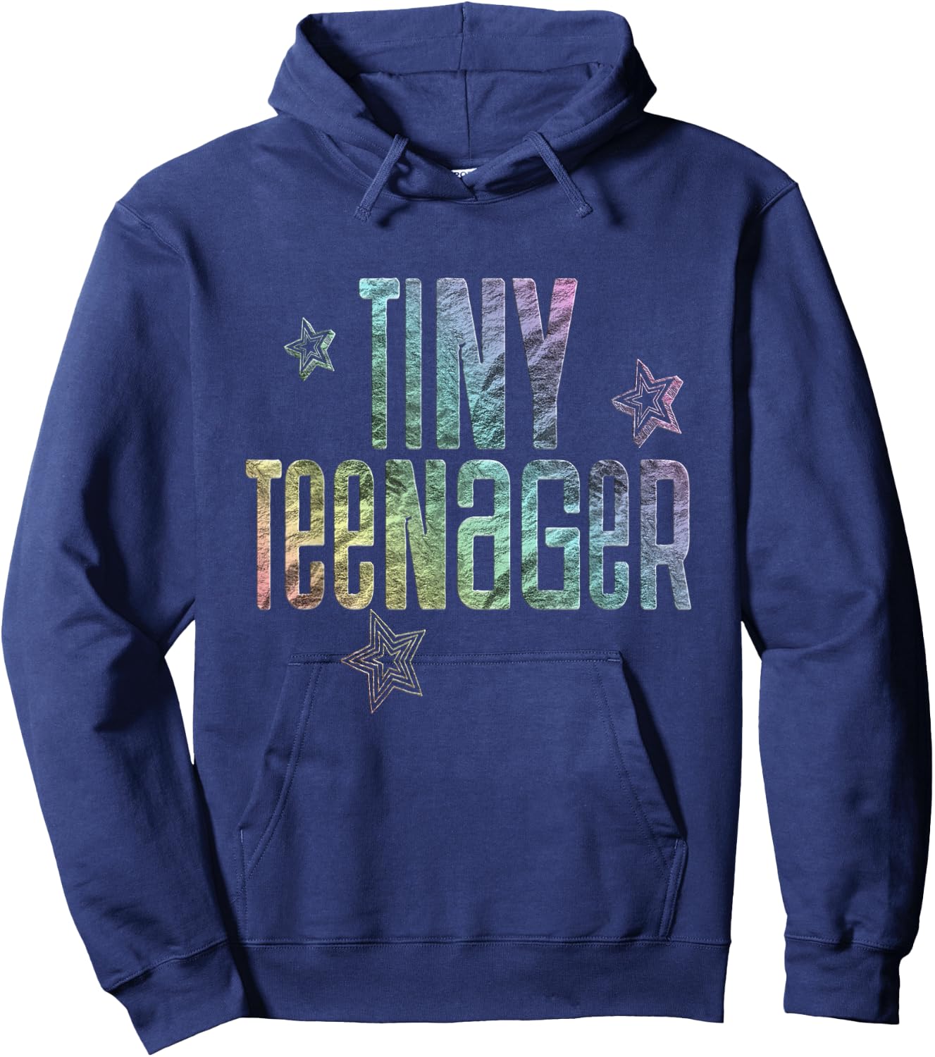 Tiny Teenager Shirt Kids Rainbow Cute Girls School Sassy Hoodie - Hoodie | Navy