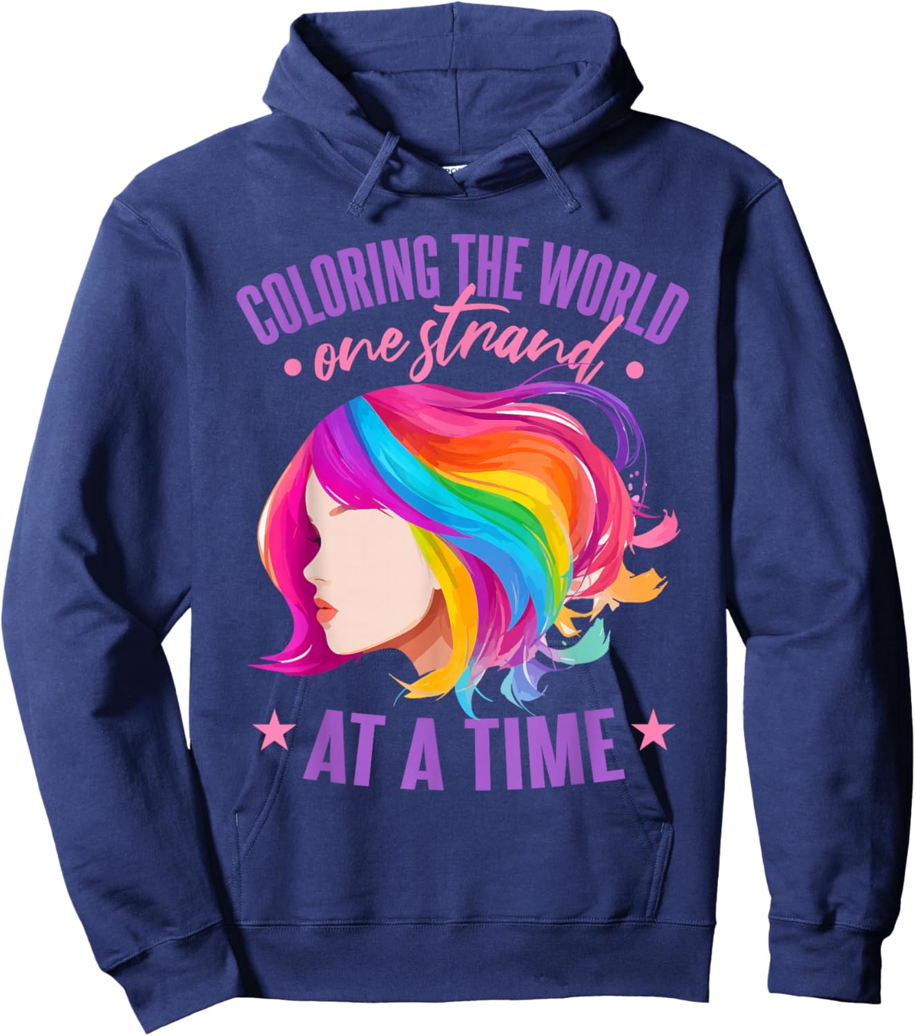 Cosmetology Hair Stylist Hoodie - Hoodie | Navy