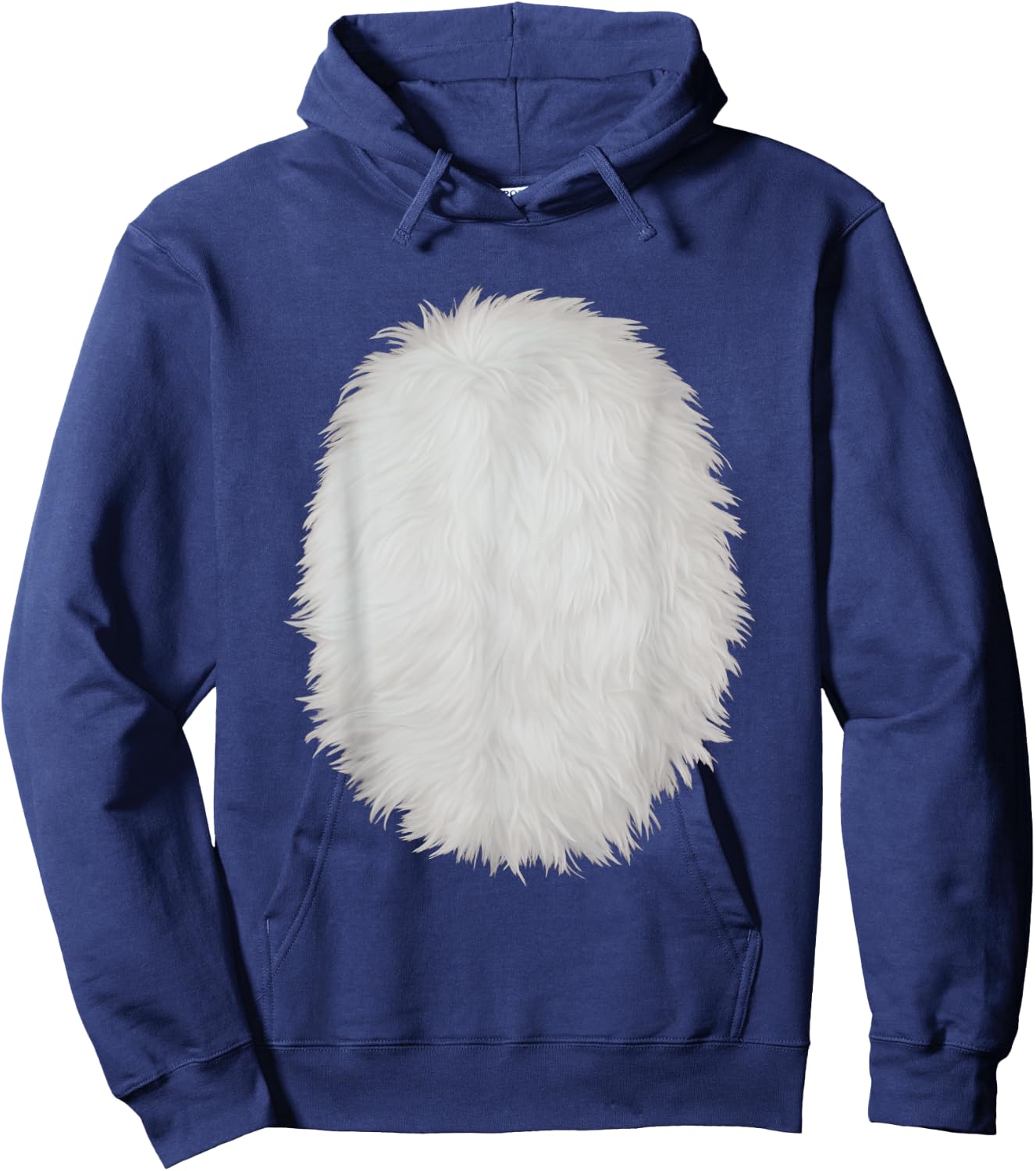 White Belly Costume DIY Cosplay Panda Bear Cat Skunk Deer Hoodie - Hoodie | Navy