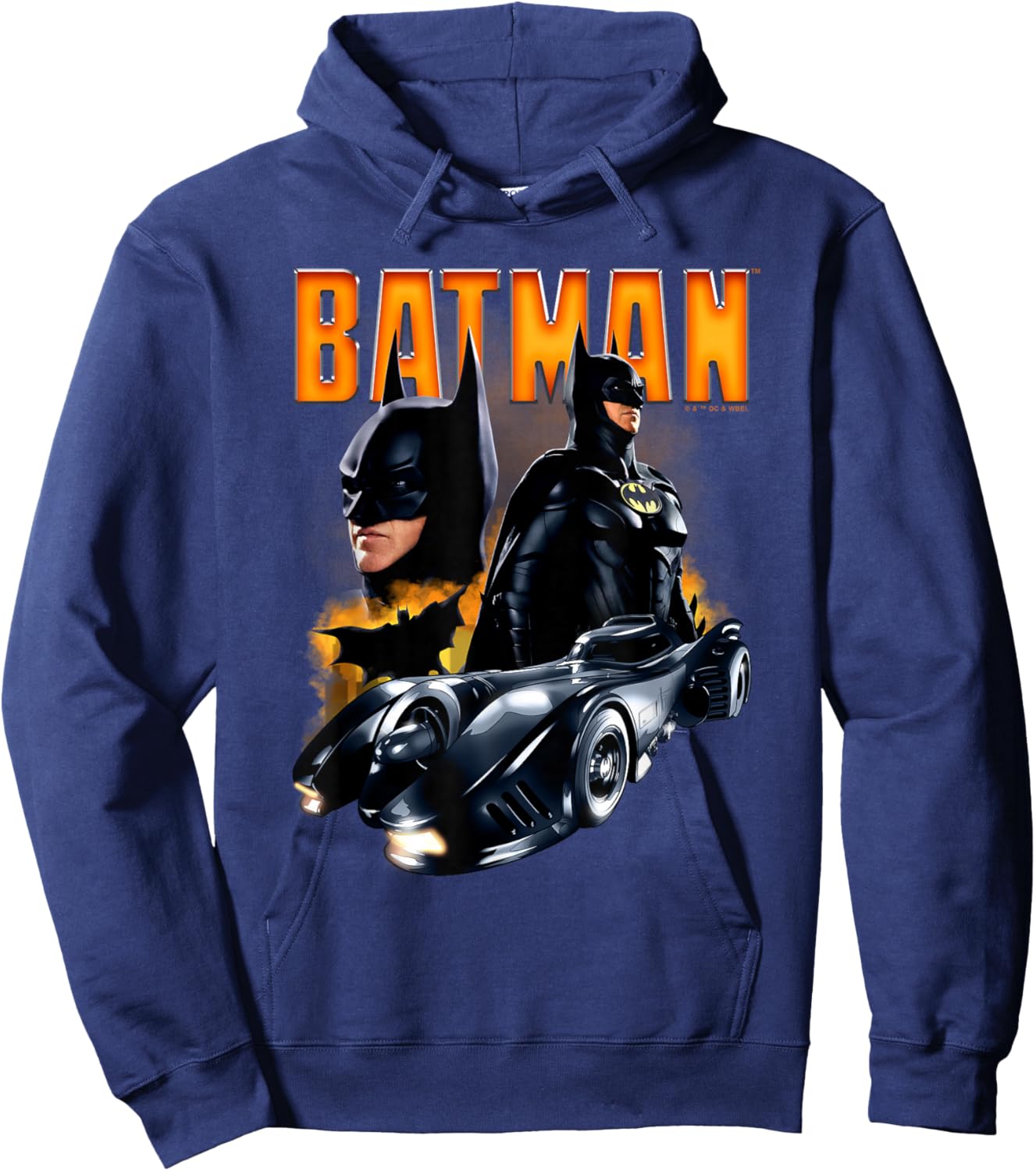 The Flash Movie Multiple Batman Hoodie - Hoodie | Navy