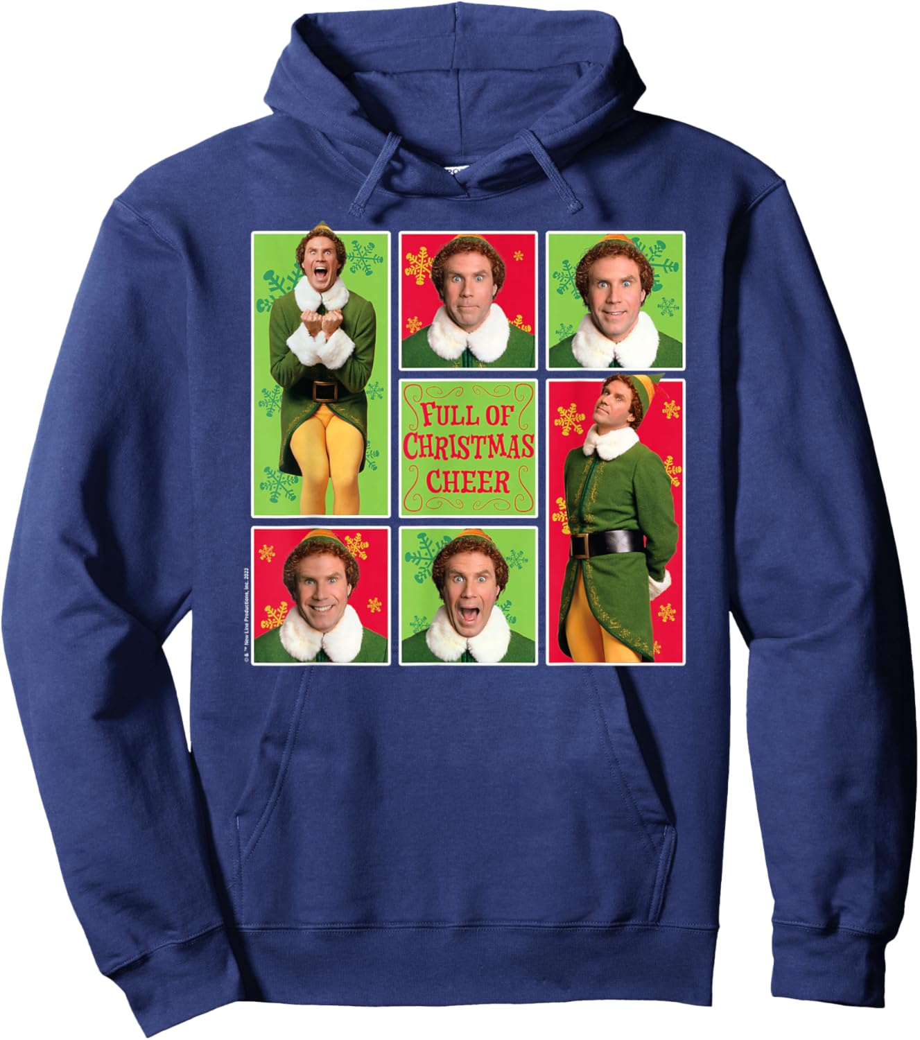 Elf - Full Of Christmas Cheer Hoodie - Hoodie | Navy