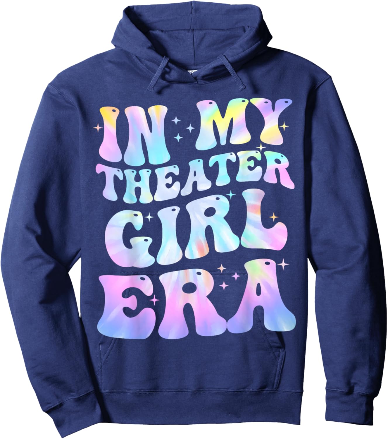 In My Theater Girl Era Groovy Drama Theater Thespian Hoodie - Hoodie | Navy